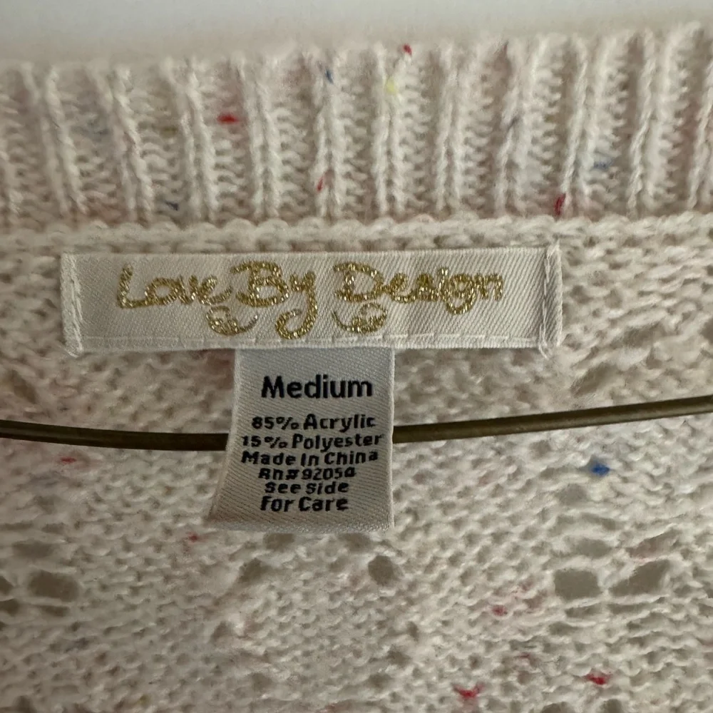 Elegant Cream Knit Sweater - Picture 4 of 6